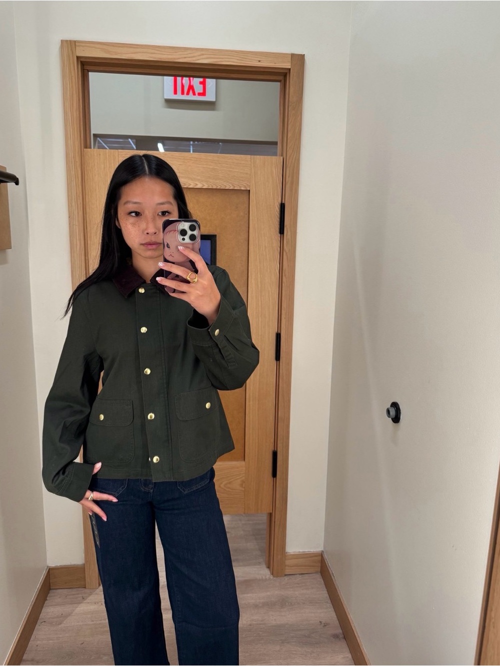 J. Crew Factory Field Jacket in Mossy Brown - Small